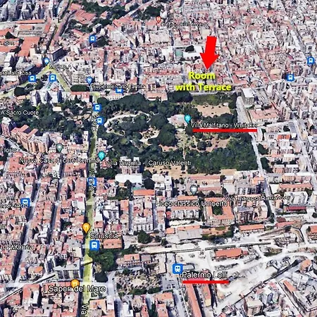 בית הארחה Con Terrazza E Vista Su Malfitano